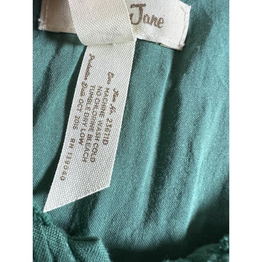Matilda Jane Green Down In The Valley Mama Boho Prairie Lace Maxi Dress Sz M - Picture 10 of 10